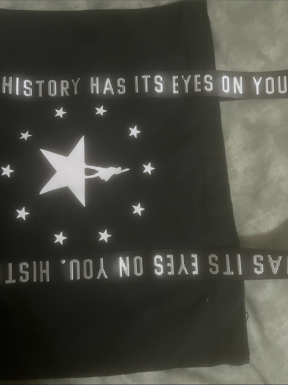 Hamilton 10th Anniversary Tote Bag Limited Edition HamilTEN History Eyes You NEW - Picture 3 of 9
